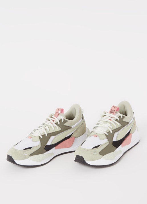 Puma Rs-Z sneaker met suède details - detail 2 lichtgroen