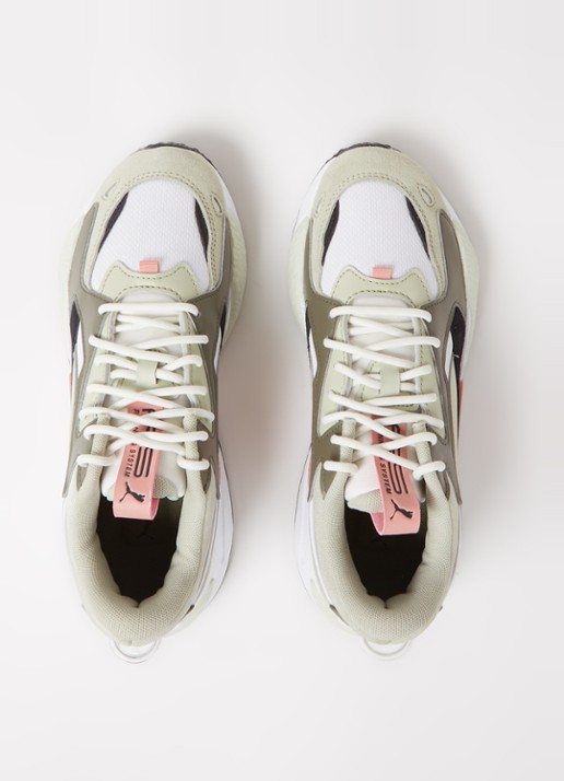 Puma Rs-Z sneaker met suède details - detail 4 lichtgroen