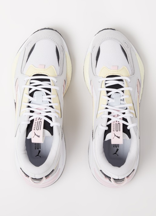 Puma Rs-Z sneaker met suède details - detail 4 lichtblauw