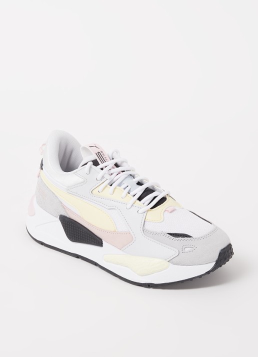 Puma Rs-Z sneaker met suède details - voorkant lichtblauw