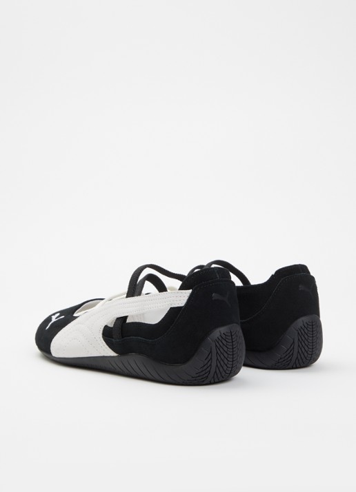 Puma Speedcat ballerina van suède - achterkant 5 zwart