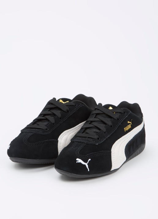Puma Speedcat OG sneaker van suède - voorkant 4 zwart