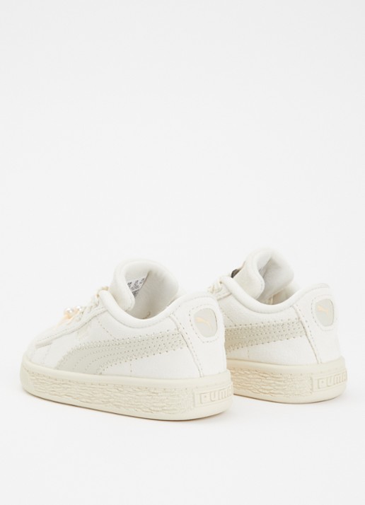 Puma Suede Bloom sneaker van suède - achterkant gebroken wit