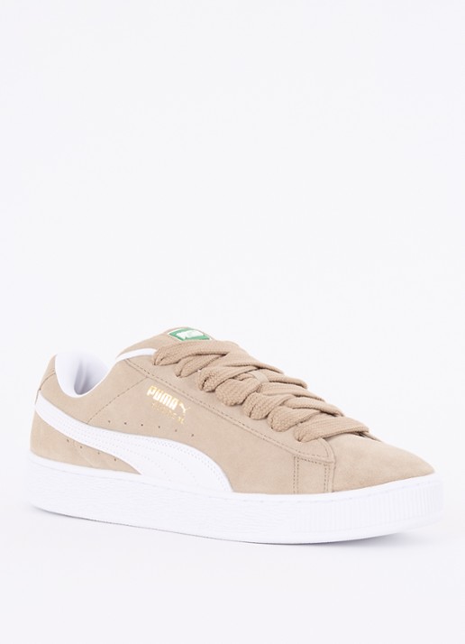 Puma Suède XL sneaker van suède - voorkant beige