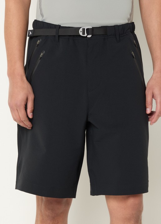 Purple Mountain Forest straight fit korte broek met ceintuur