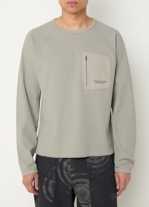 Purple Mountain Observatory Longsleeve met structuur