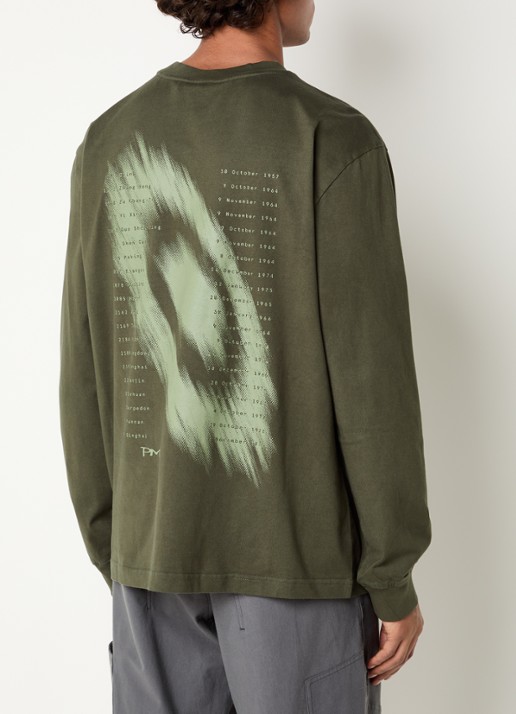 Purple Mountain Observatory Quantum longsleeve met logo- en backprint