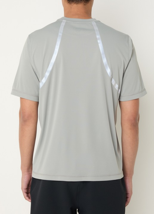 Purple Mountain Observatory T-shirt met ronde hals - achterkant 4 lindegroen