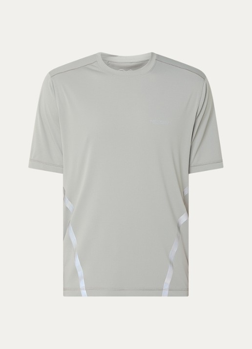 Purple Mountain Observatory T-shirt met ronde hals - voorkant 2 lindegroen