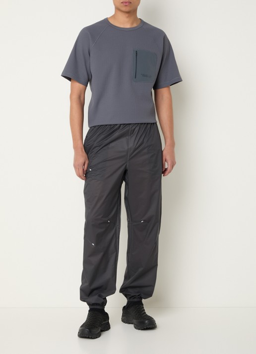 Purple Mountain Observatory Tapered fit joggingbroek met ritszakken - voorkant 2 antraciet