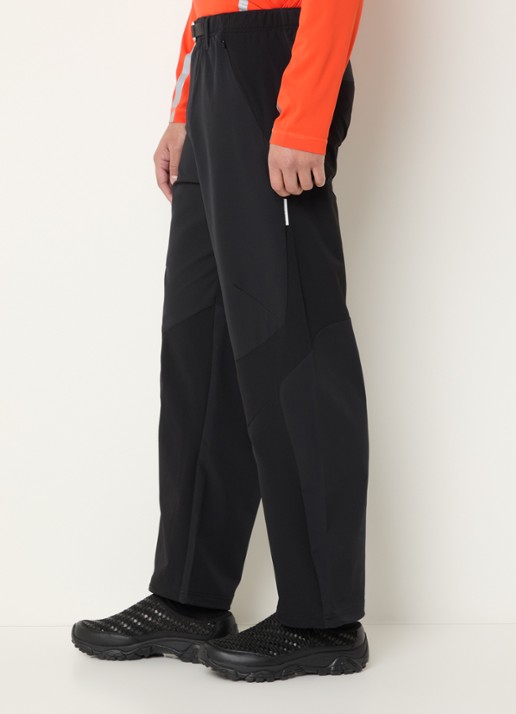 Purple Mountain Observatory Terrain straight fit broek met ceintuur - detail 2 zwart