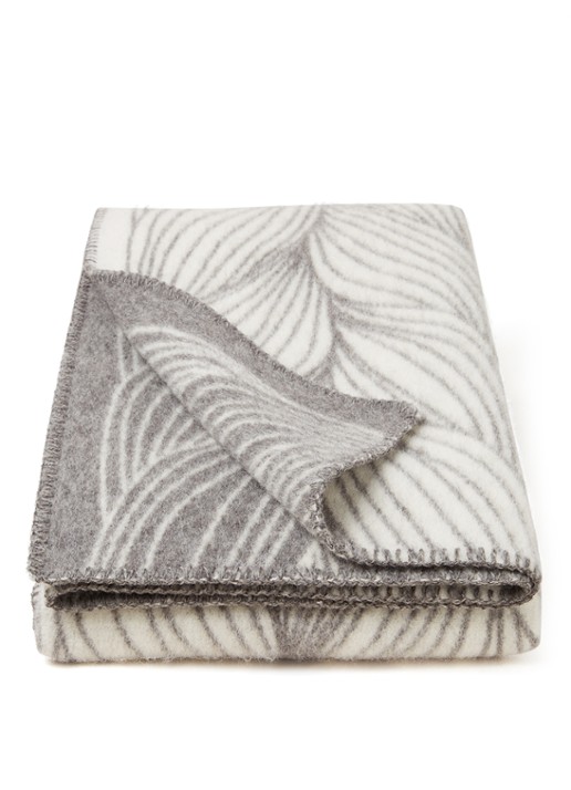 Røros Tweed Naturpledd plaid van wol 135 x 200 cm