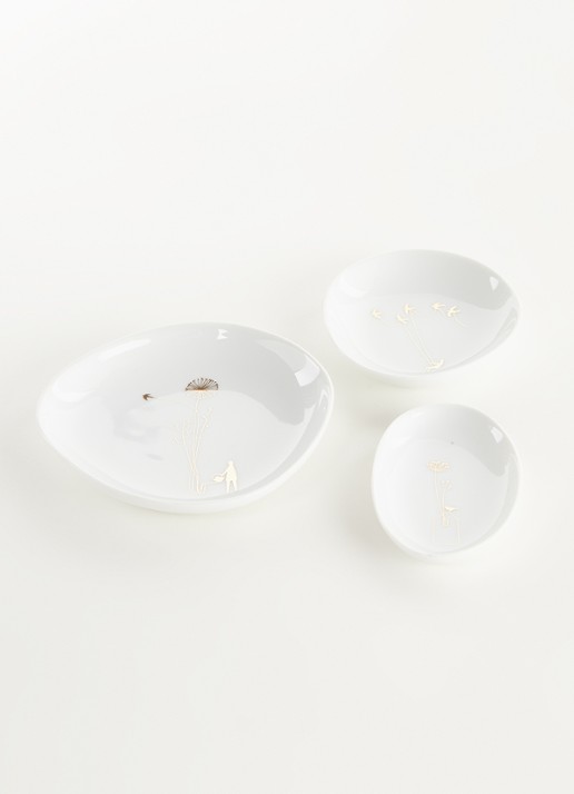 Rader Wonderland schaal set van 3 - voorkant 3 wit