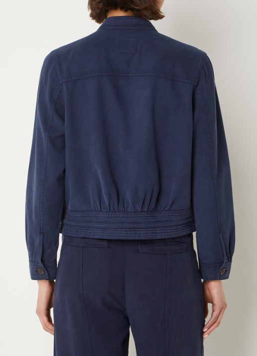 Rails Alma jack  met borst- en steekzakken - achterkant donkerblauw