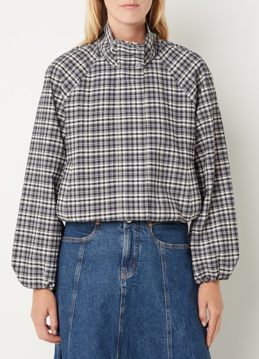 Rails Blake jack met ruitdessin en steekzakken