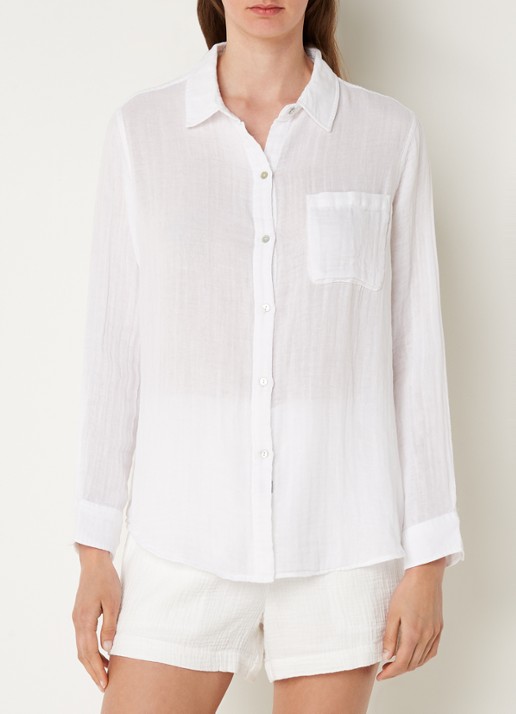 Rails Ellis blouse van  katoen met borstzak