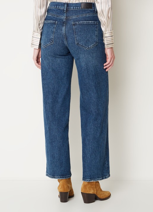 Rails Getty high waist wide leg jeans  - achterkant 5 indigo