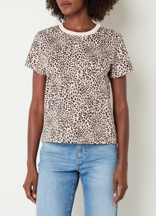 Rails Girlfriend T-shirt met panterprint