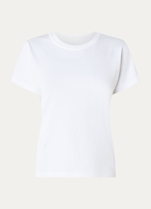 Rails Girlfriend T-shirt met ronde hals - voorkant 3 wit
