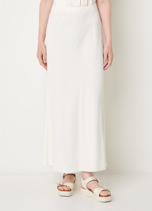 Rails High waist maxi rok in linnenblend