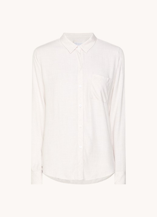 Rails Hunter blouse met borstzak - voorkant 3 creme