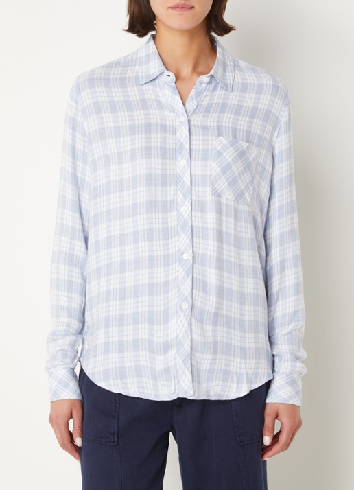 Rails Hunter blouse van flanel met ruitdessin