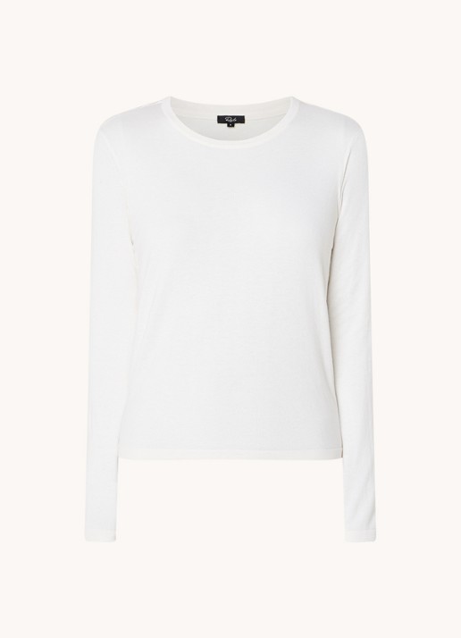 Rails Longsleeve in kasjmierblend - voorkant 5 gebroken wit