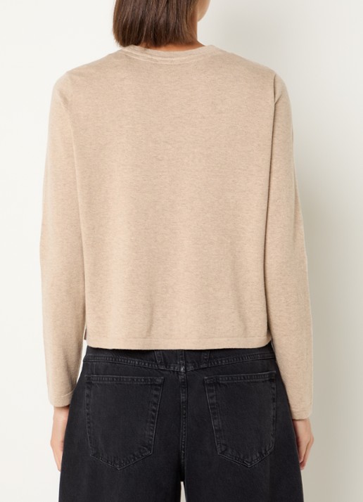 Rails Longsleeve in kasjmierblend - achterkant 2 lichtbruin