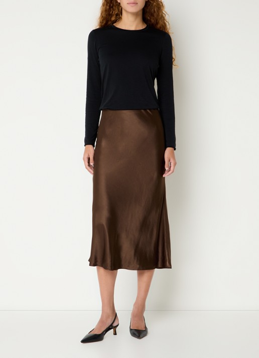 Rails Longsleeve van  katoen met stretch - voorkant 3 zwart