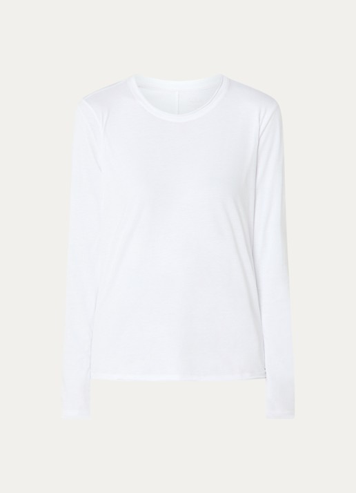 Rails Longsleeve van  katoen  - voorkant 3 wit