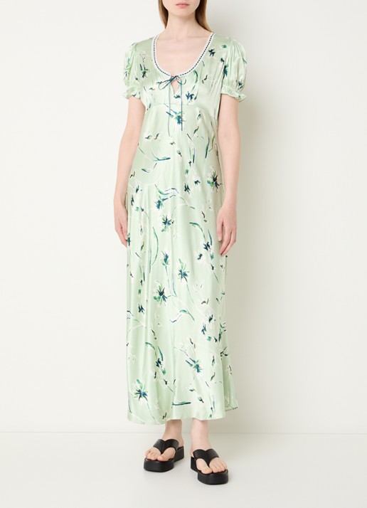 Rails Maxi jurk met bloemenprint en ronde hals