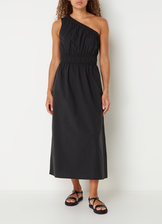 Rails Selani one shoulder midi jurk