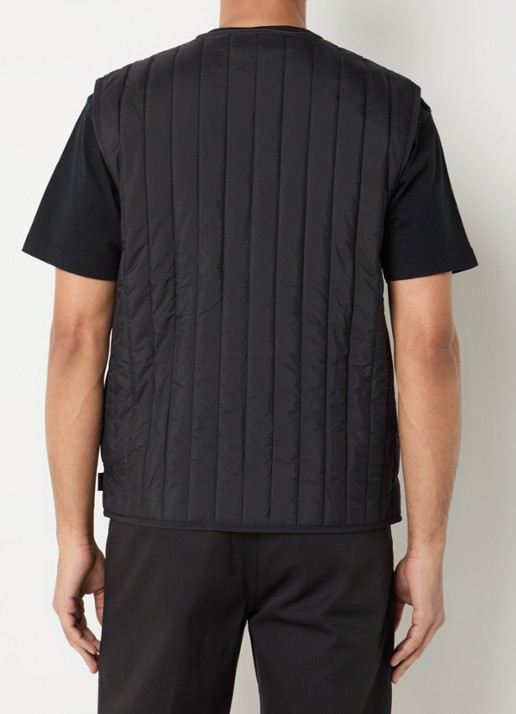Rains Banja bodywarmer met borstzak - achterkant 3 zwart