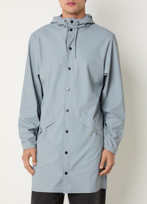 Rains Bold regenjas met capuchon en klepzakken