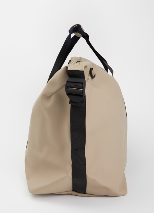 Rains Hilo Large weekendtas met waterafstotende coating - detail 4 beige