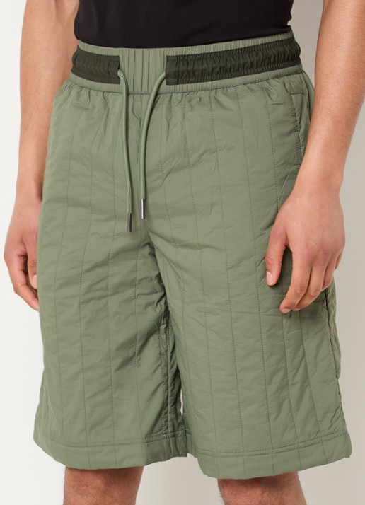Rains Koya straight fit korte broek met steekzakken