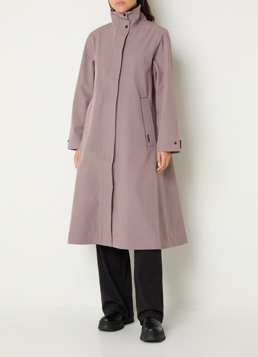 Rains Suva softshell jas met capuchon en steekzakken