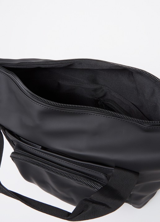 Rains Texel Kit weekendtas met waterafstotende coating - detail 2 zwart