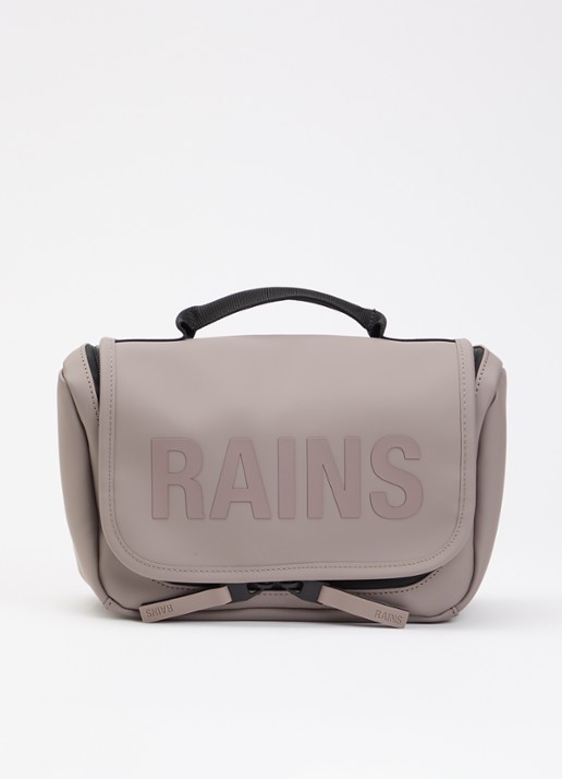 Rains Texel toilettas met waterafstotende coating en logo