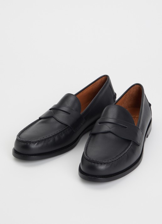 Ralph Lauren Alston loafer van leer - detail 2 zwart