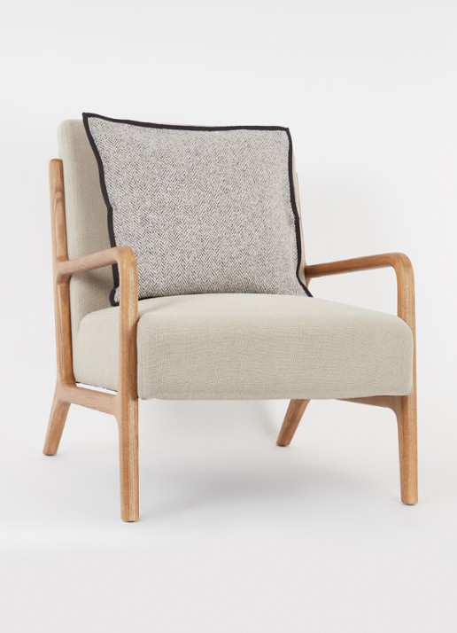 Ralph Lauren Archer kussensloop van katoen 50 x 50 cm - voorkant 6 zwart