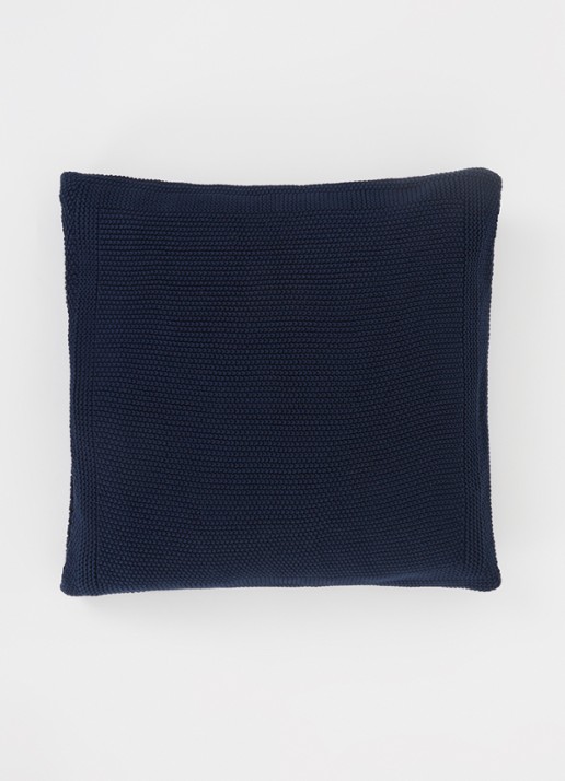 Ralph Lauren Archer kussensloop van katoen 50 x 50 cm - detail 3 donkerblauw