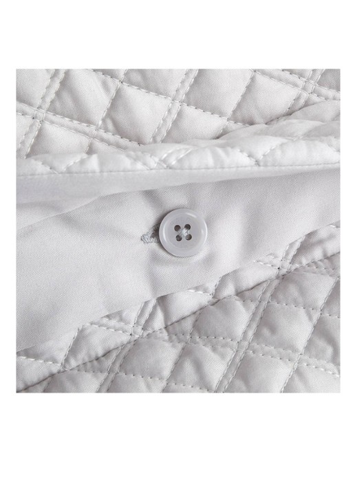 Ralph Lauren Argyle kussensloop van  katoen - detail 4 zilver