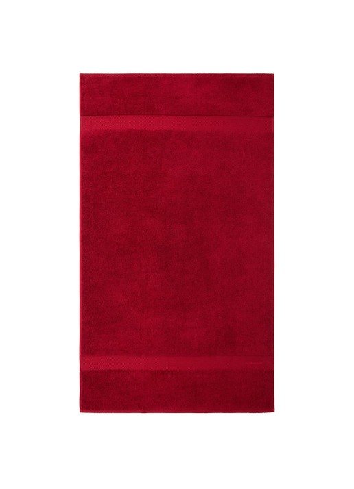 Ralph Lauren Avenue badlaken - 670 gr/m2 - 100 x 183 cm  - voorkant 2 rood