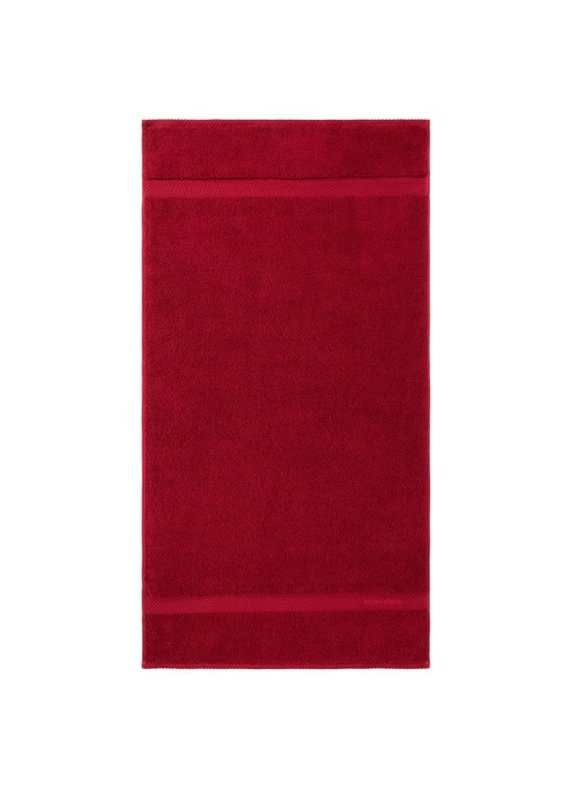 Ralph Lauren Avenue badlaken - 750 gr/m2 - 75 x 137 cm  - voorkant 4 rood