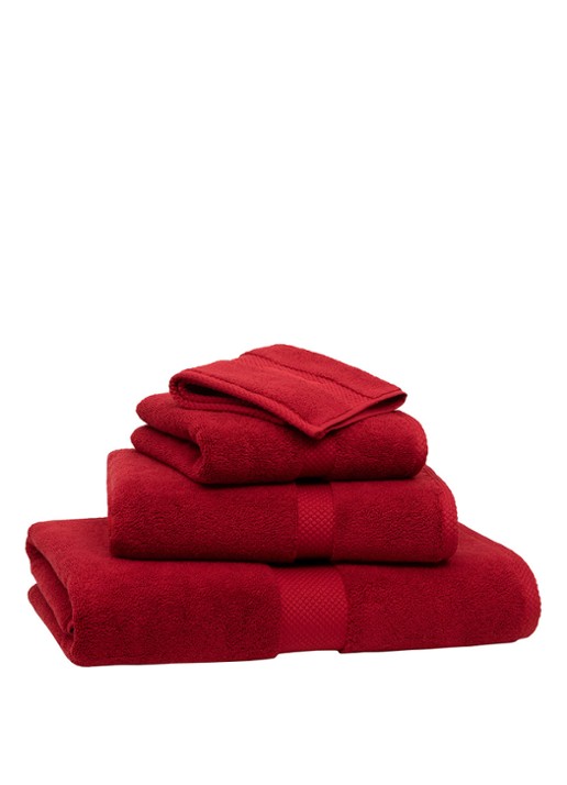 Ralph Lauren Avenue badserie 750 gr/m2 - detail rood