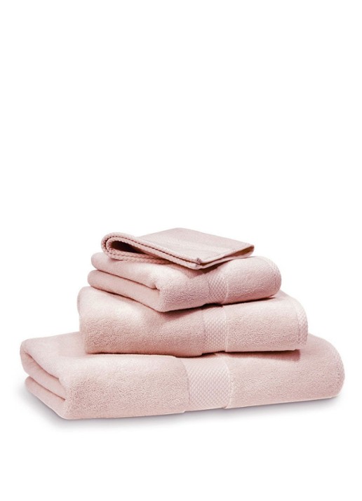 Ralph Lauren Avenue gastendoek - 750 gr/m2 - 30 x 30 cm - voorkant lichtroze