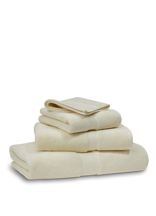 Ralph Lauren Avenue gastendoek - 750 gr/m2 - 40 x 70 cm - voorkant beige
