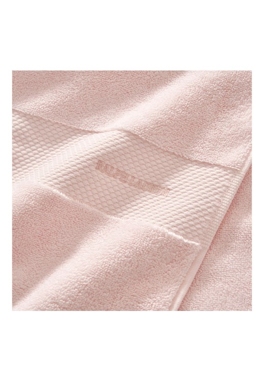 Ralph Lauren Avenue handdoek - 750 gr/m2 - 50 x 100 cm - detail 3 roze