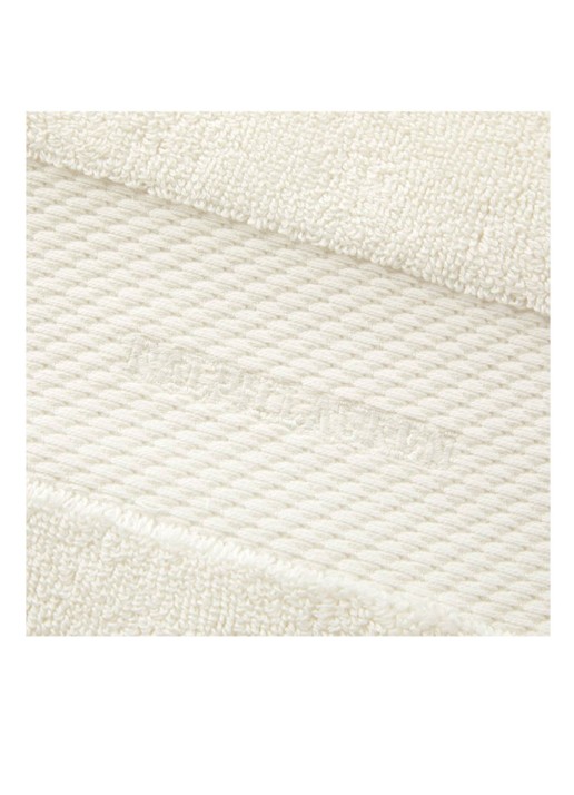 Ralph Lauren Avenue handdoek - 750 gr/m2 - 50 x 100 cm - detail ivoor